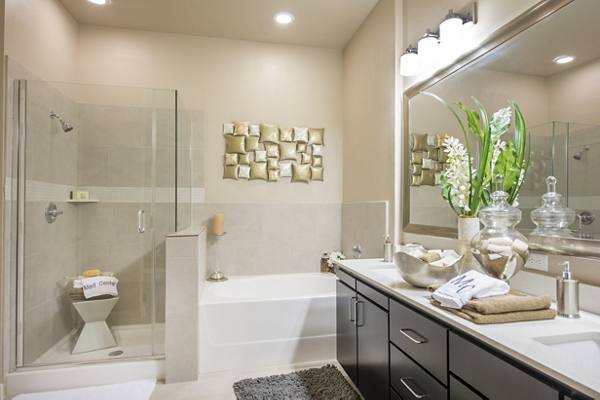 bathroom at Elan Med Center Luxury Apartments