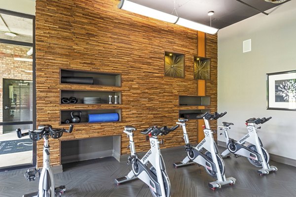 yoga/spin studio at Elan Med Center Apartments