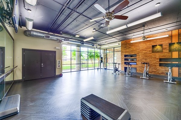 fitness center at Elan Med Center Apartments