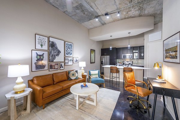 living room at Elan Med Center Apartments