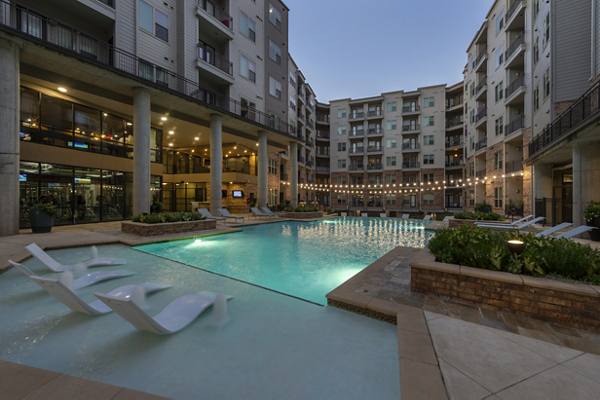 pool at Elan Med Center Luxury Apartments