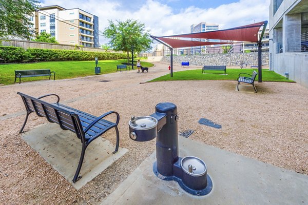 dog park at Elan Med Center Apartments