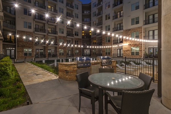 grill area at Elan Med Center Apartments