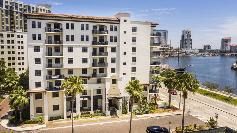2 Bayshore Apartments: Elegant view of luxury apartments in a prime waterfront location