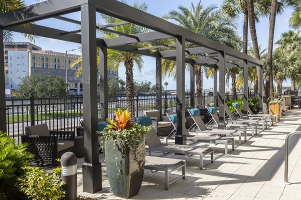 patio at 2 Bayshore Apartments