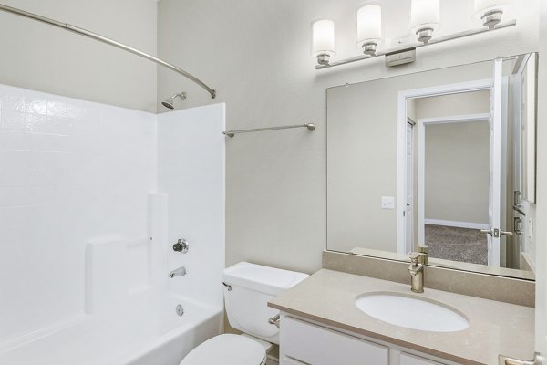 bathroom at Fountain Palms Apartments
