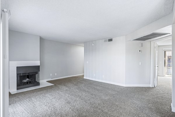 living room at Fountain Palms Apartments