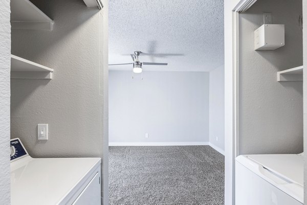 laundry room at Fountain Palms Apartments