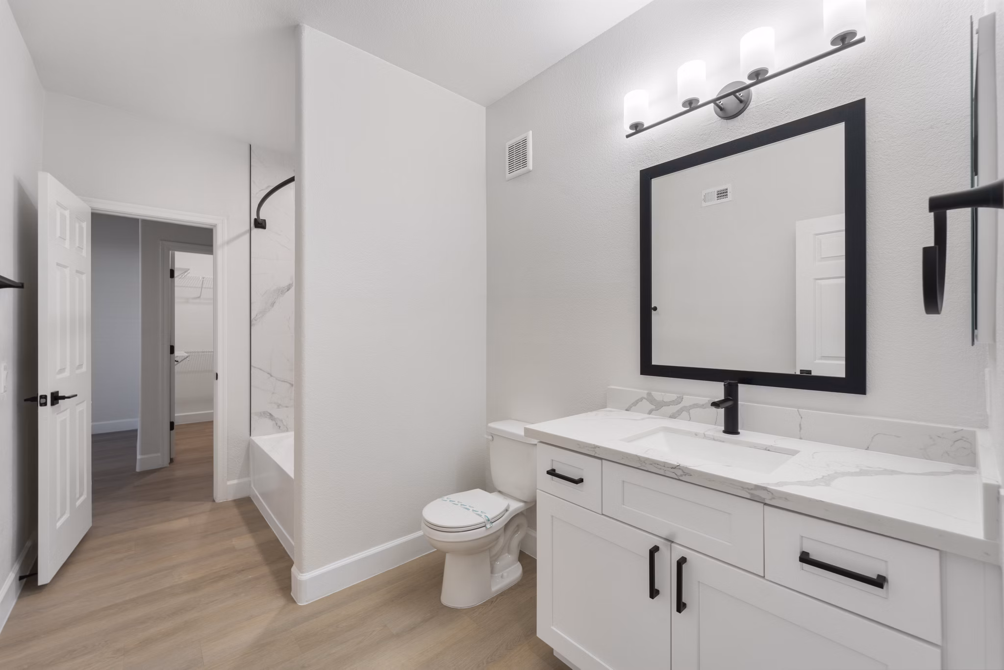bathroom at Haven at Towne Center Apartments