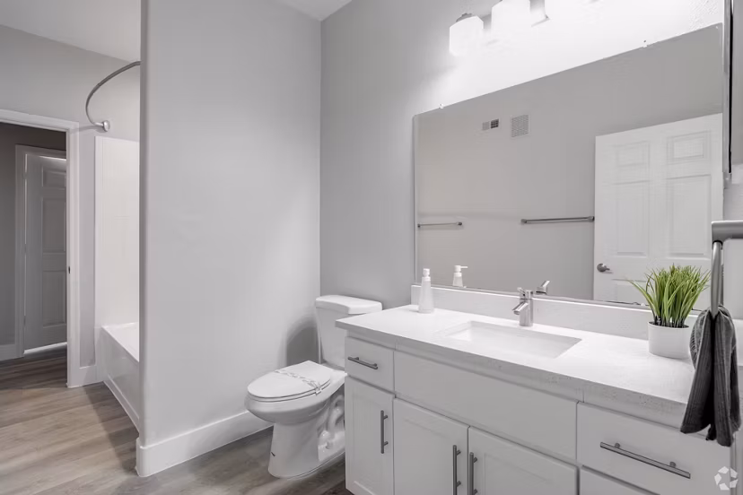 bathroom at Haven at Towne Center Apartments