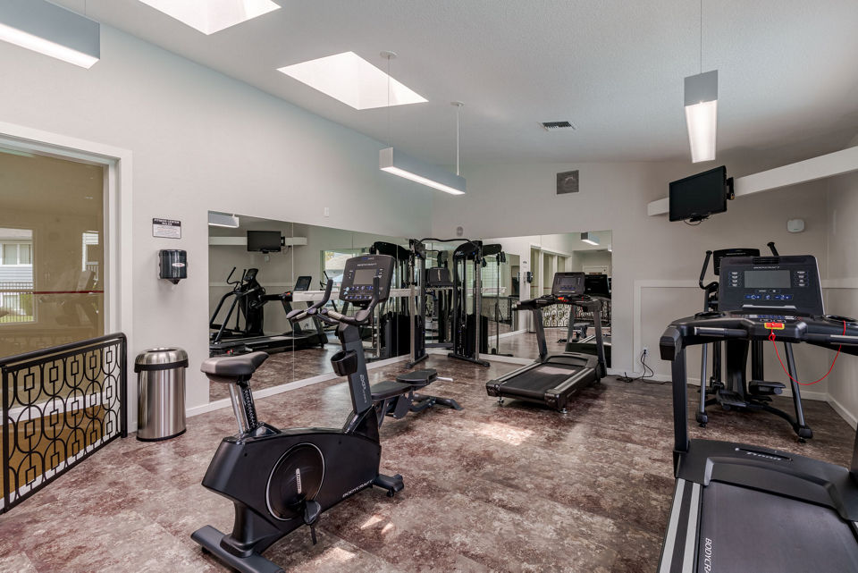 State-of-the-art fitness center with modern equipment at Avana at Happy Valley Apartments