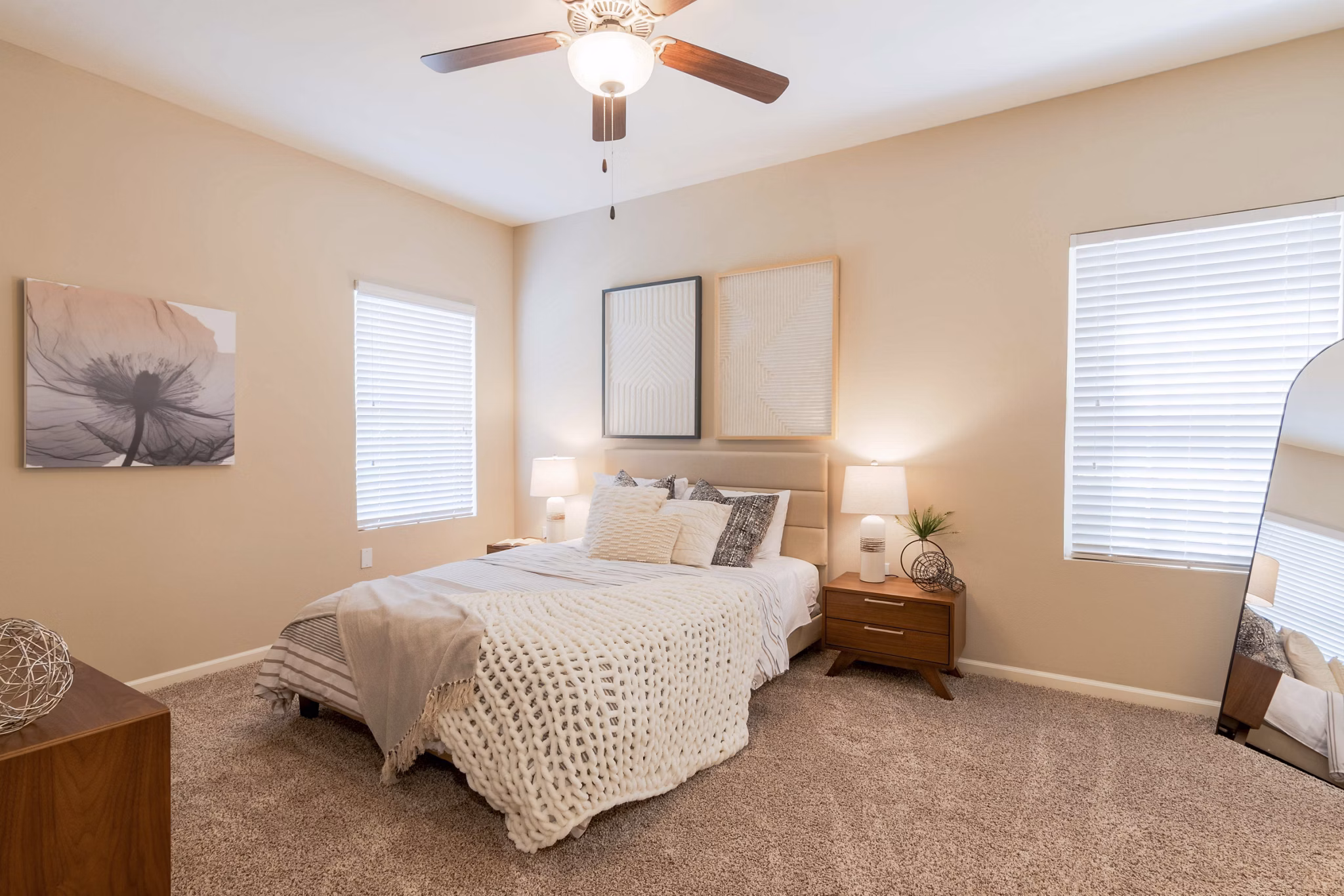 bedroom at Estancia at City Center Apartments