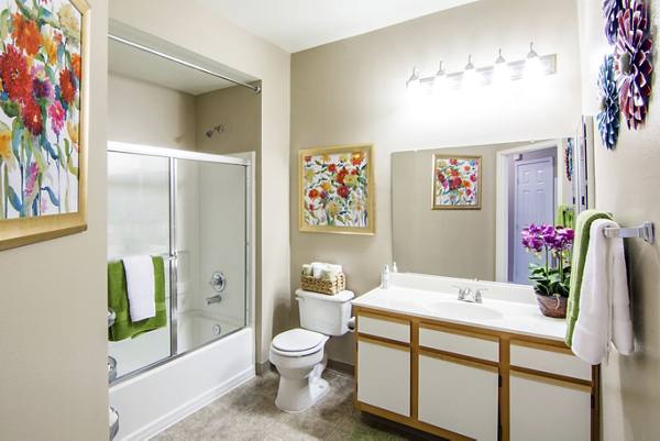 bathroom at Estancia at City Center Apartments