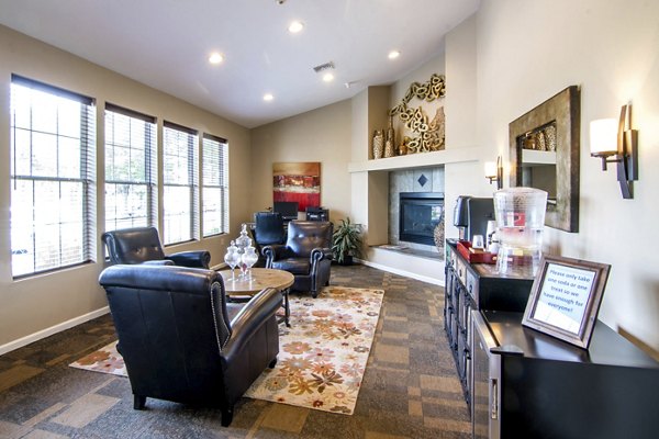 Elegant clubhouse with modern decor at Estancia at City Center Apartments