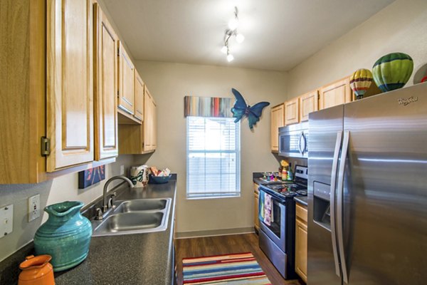 kitchen at Estancia at City Center Apartments