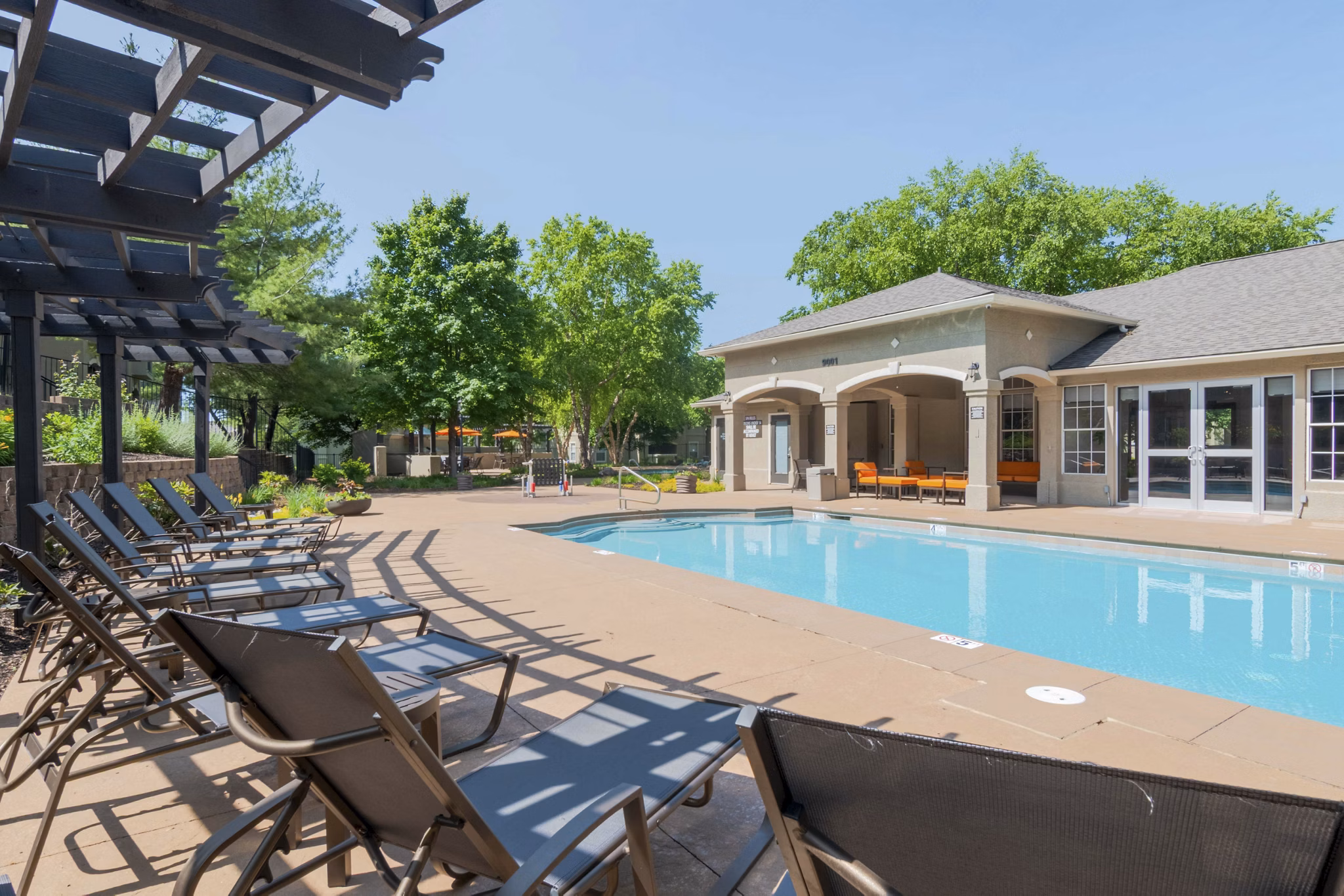 pool at Estancia at City Center Apartments