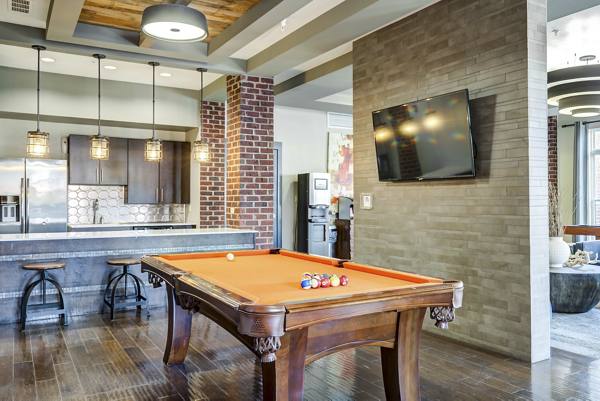 game room at Junction 1504 Apartments