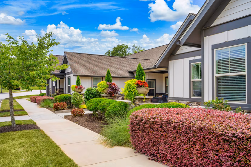 Homestead at Hartness: Elegant exteriors of luxury apartments in a tranquil setting
