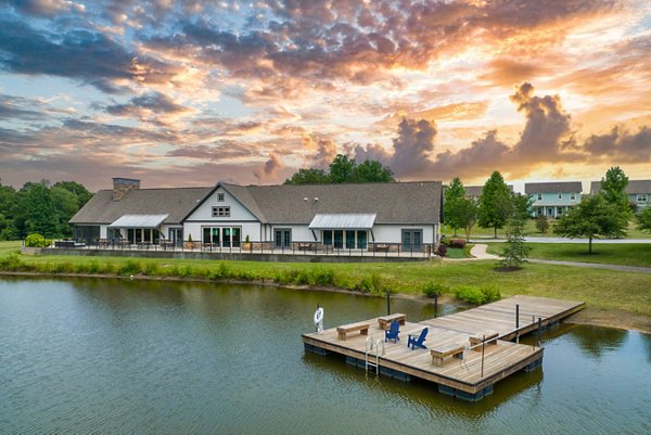 Homestead at Hartness: Scenic view of luxury apartment in a wooded setting