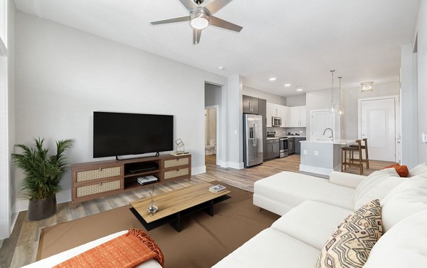 living room at The Boulevard Apartments