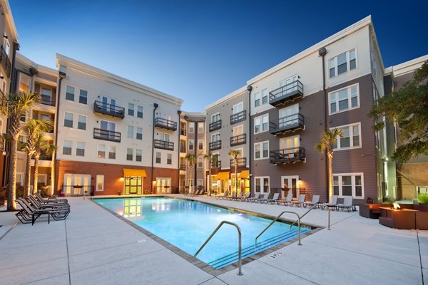 pool at The Boulevard Apartments