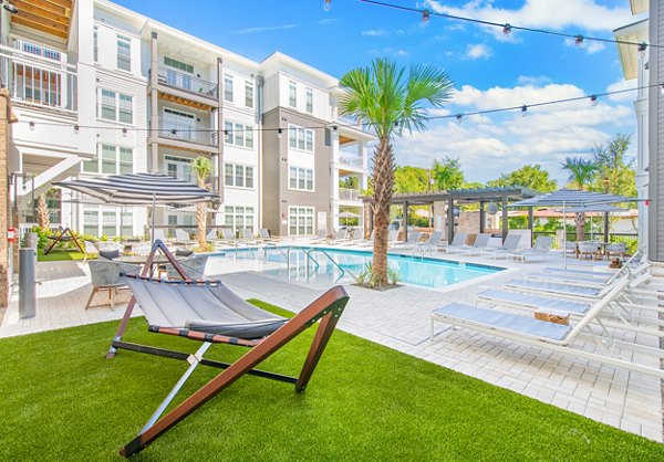 patio at The Boulevard Apartments