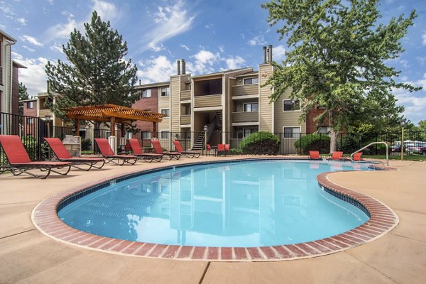 pool area at Terra Vista at the Park Apartments