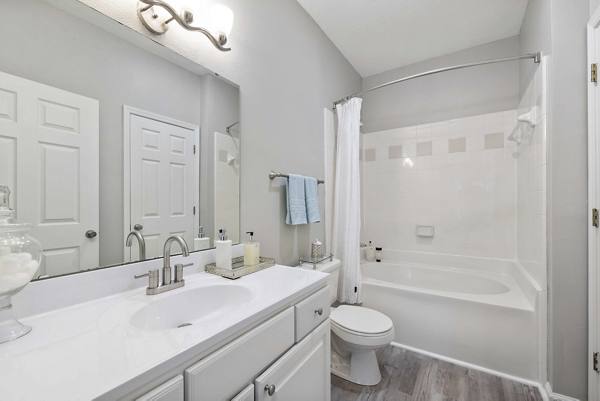 bathroom at Braxton at Brier Creek Apartments