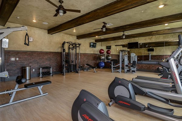 The Retreat at Trinity: State-of-the-art fitness center with modern equipment for residents to enjoy an active lifestyle