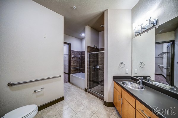 Bathroom featuring modern fixtures and elegant design at The Millennium Waterway