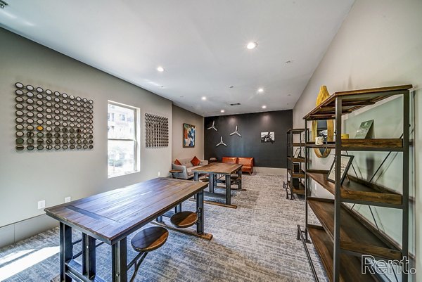 Clubhouse featuring elegant design and modern amenities at The Millennium Waterway, luxury apartments in The Woodlands