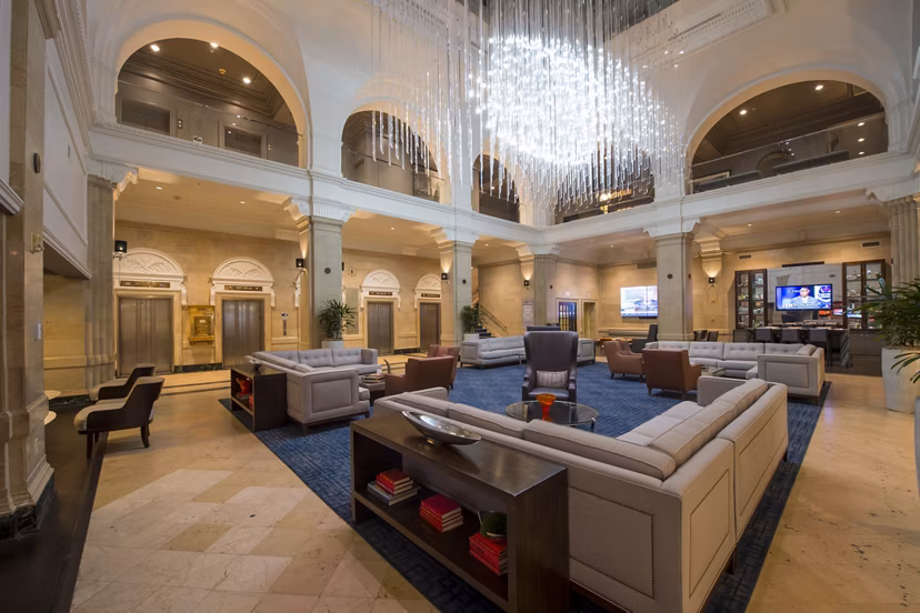clubhouse at The Rice Apartments  