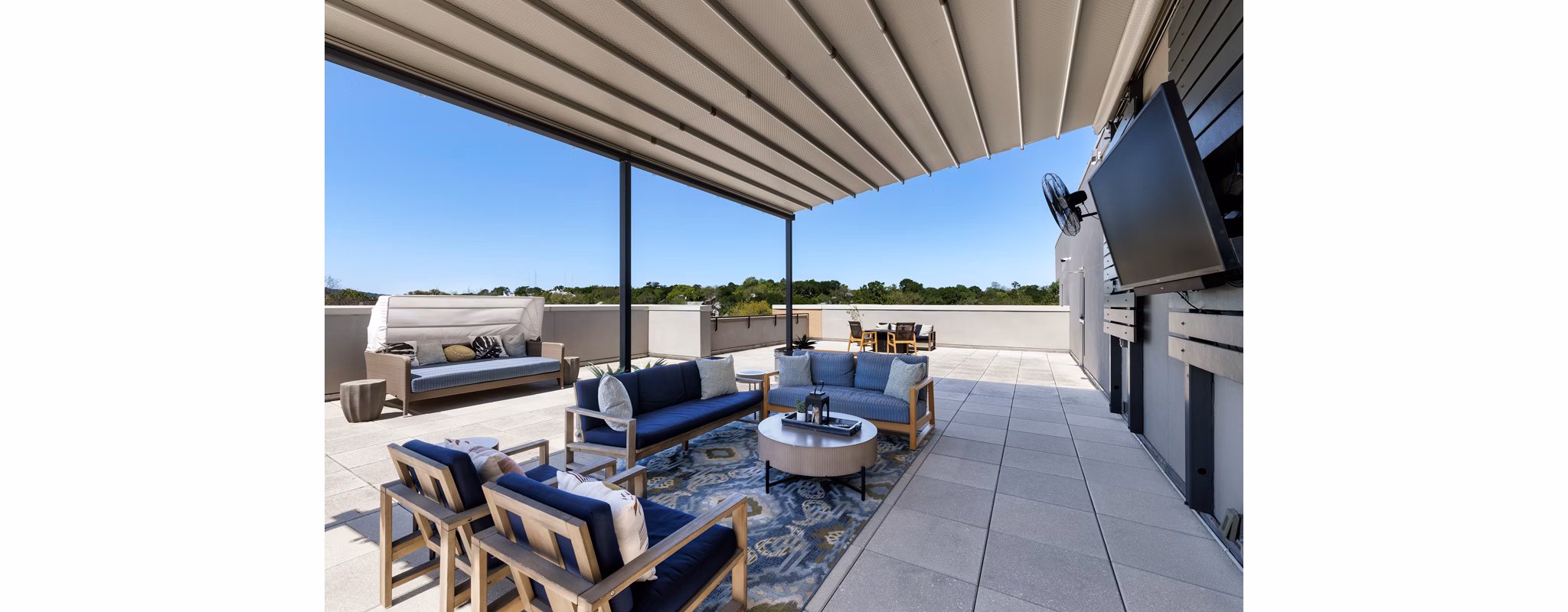 patio at Pressler Apartments Apartments