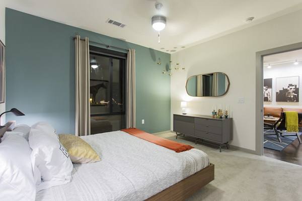 bedroom at Lamar Union Apartments