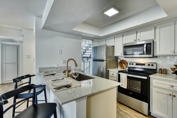 kitchen at Be Mesa Apartments
