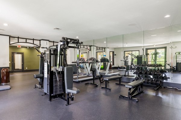 Fitness center with state-of-the-art equipment at Lantana Hills Apartments