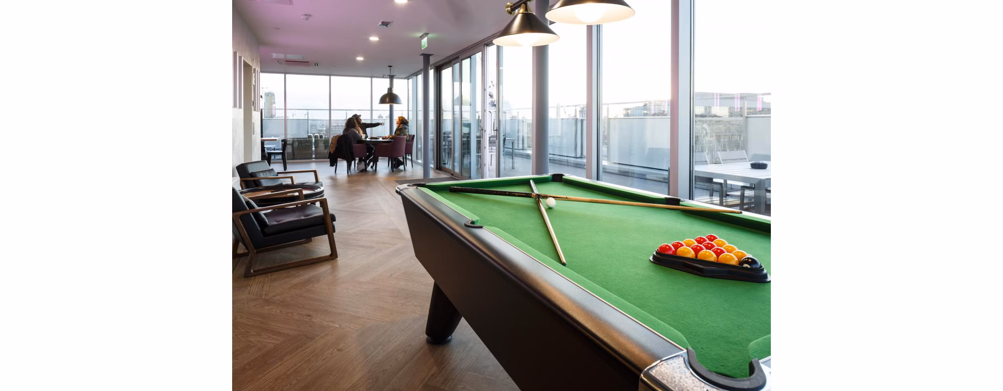game room at Chapter South Bank