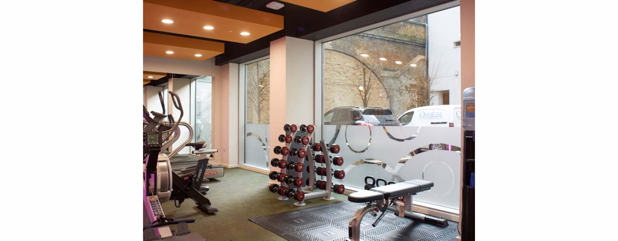 fitness center at Chapter South Bank