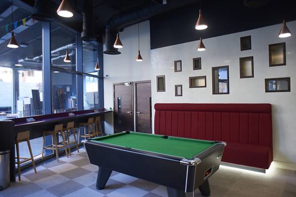 game room at Chapter Highbury