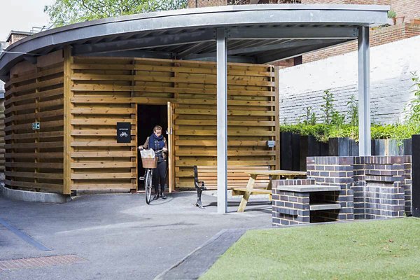 bike storage at Chapter Highbury        