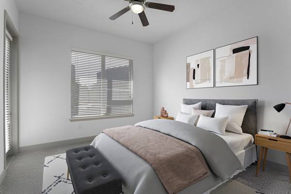 bedroom at Helios Apartments