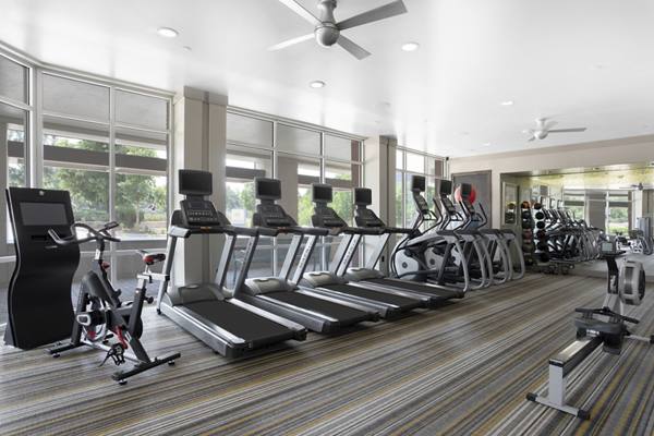 fitness center at Helios Apartments