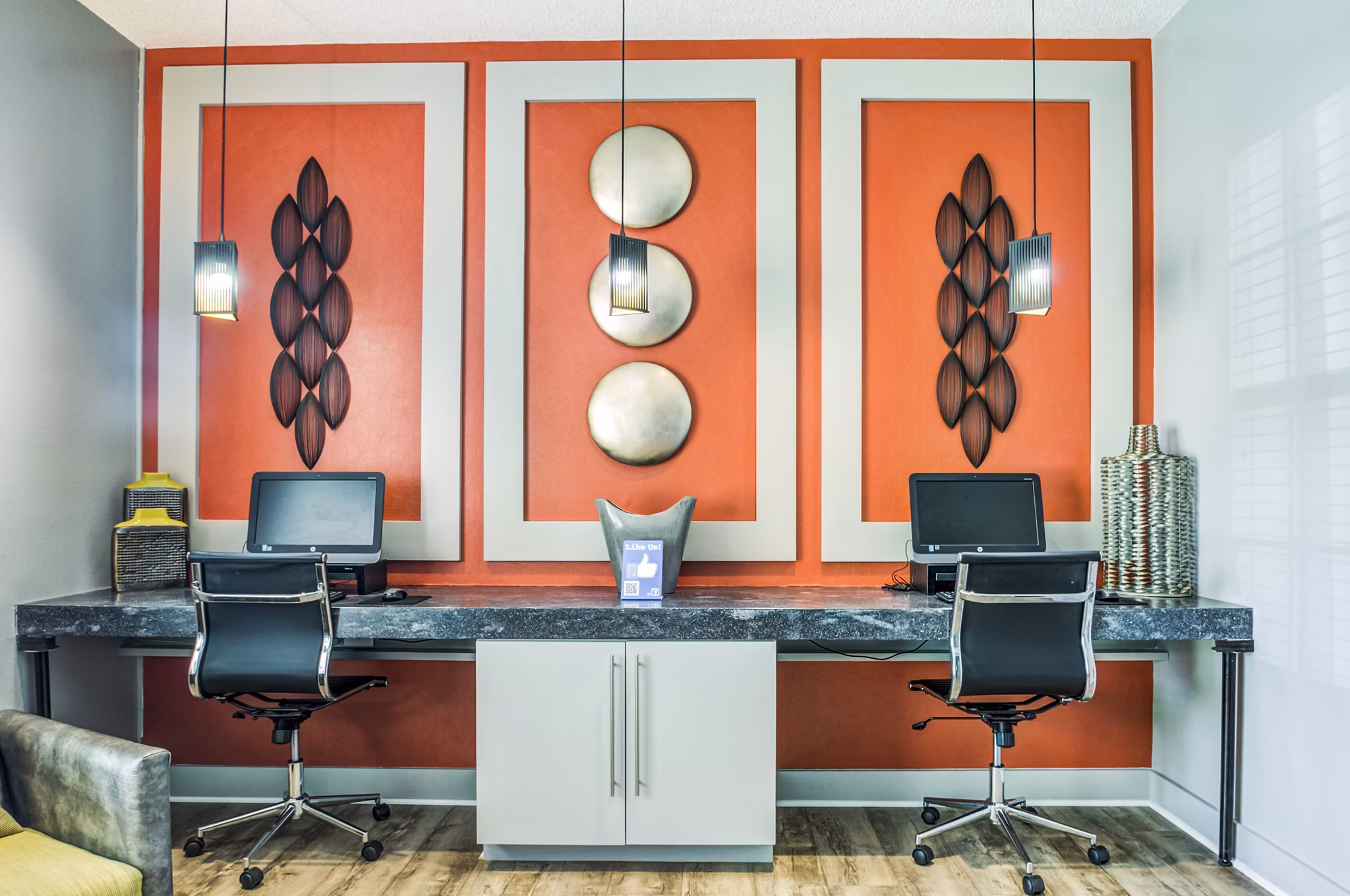 business center at Christina Mill Apartments