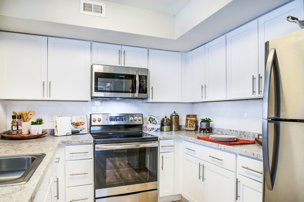 kitchen at Christina Mill Apartments