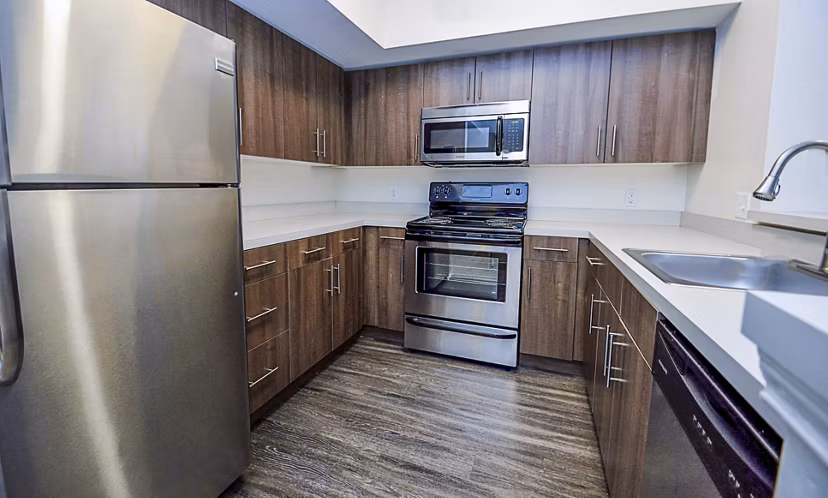 kitchen at Christina Mill Apartments
