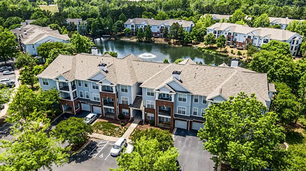 Columns at Wakefield: Elegant view of luxury apartments in Raleigh, showcasing modern architectural design