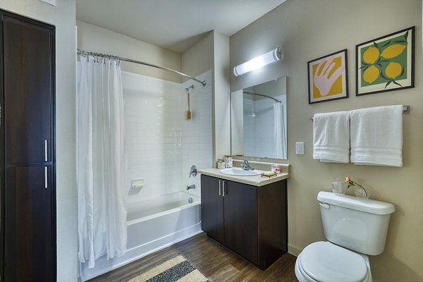 bathroom at Seven Apartments