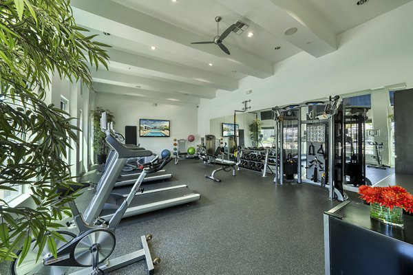 fitness center at Seven Apartments