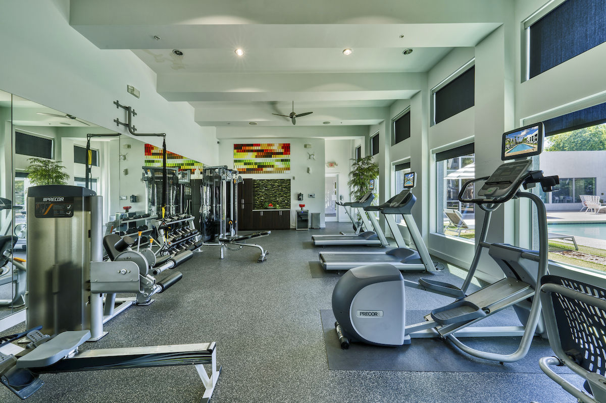 Gym at Seven Luxury Apartments (2 of 2)