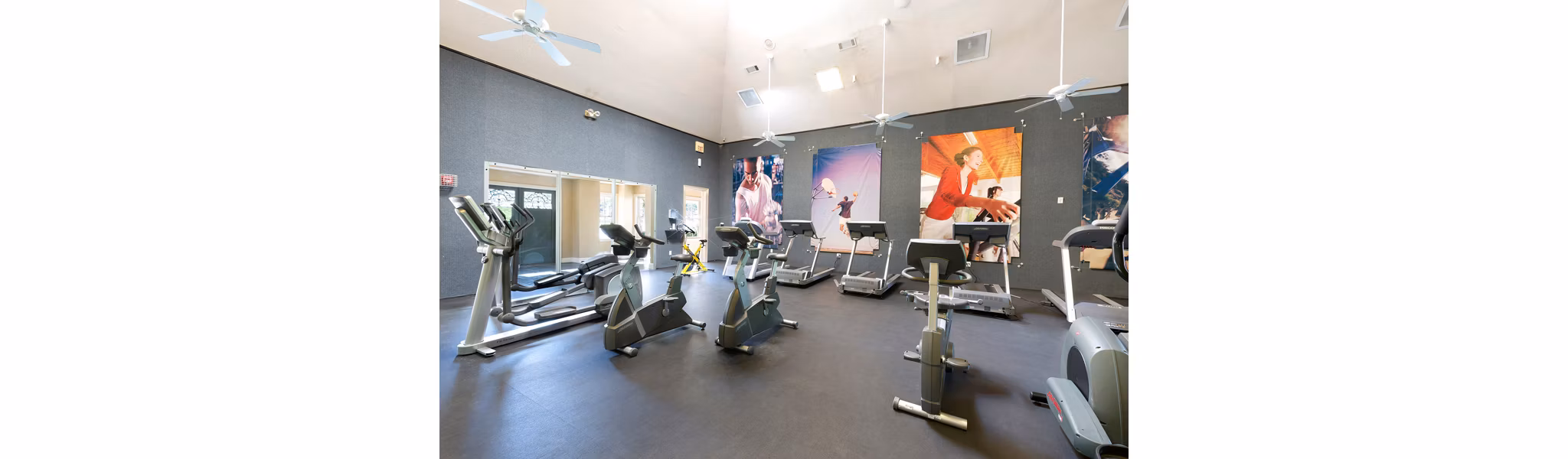 fitness center at Folio Apartments